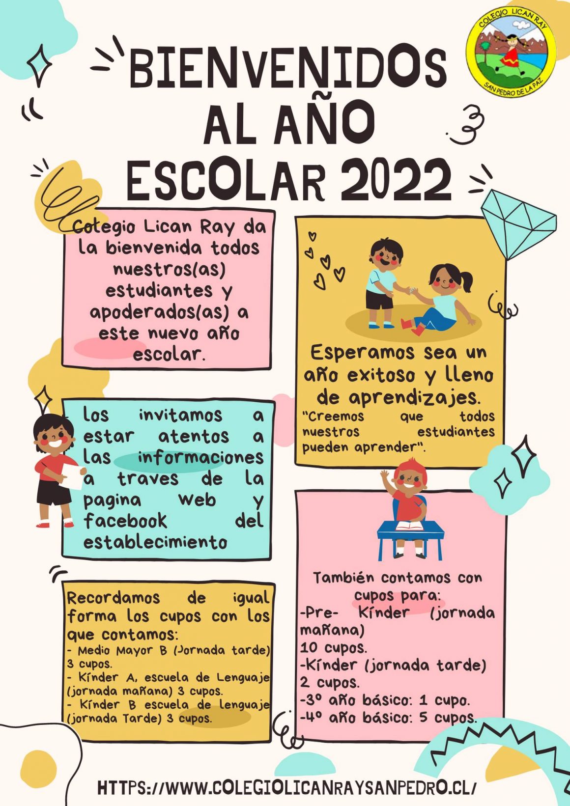 Bienvenidos al año escolar 2022